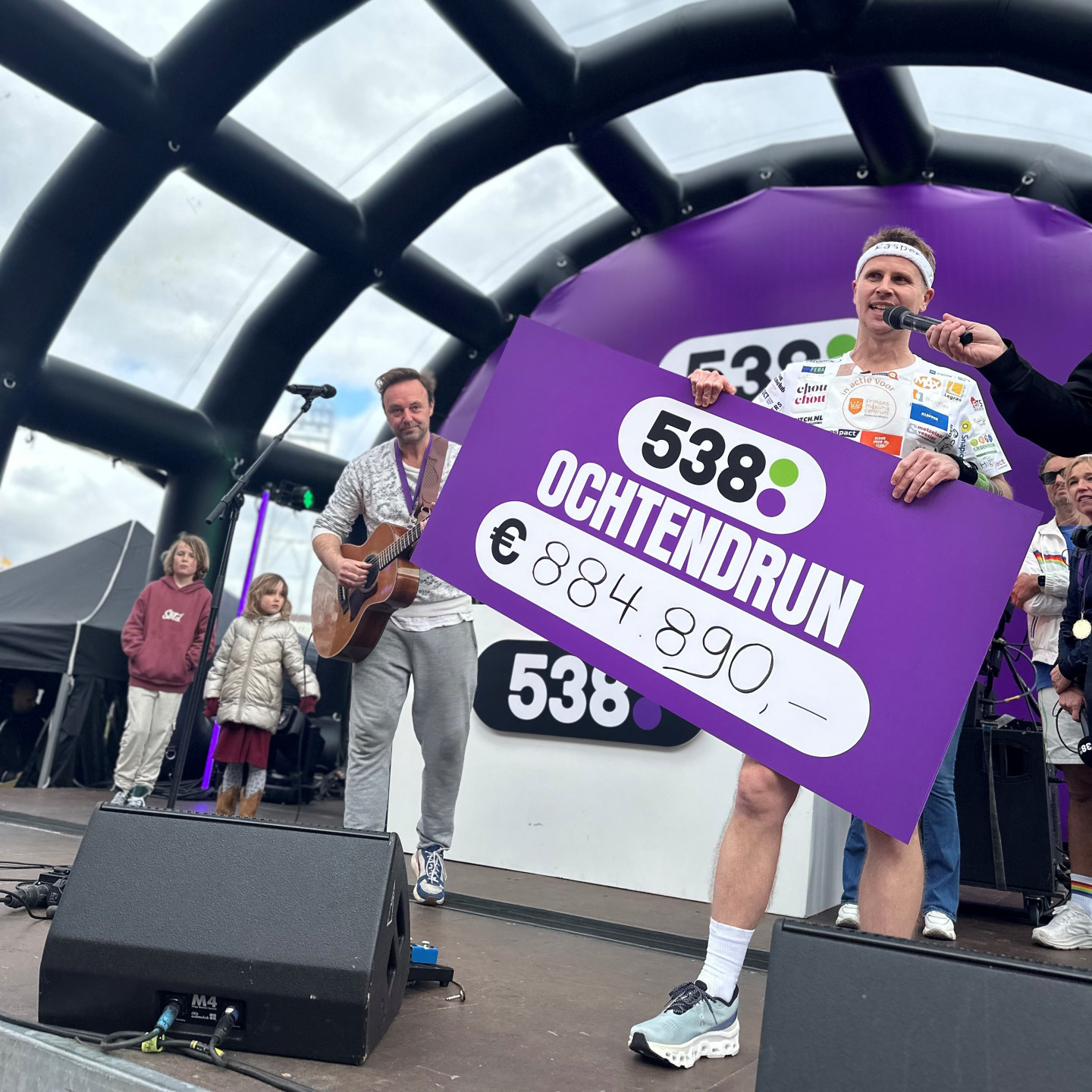 538 Ochtendrun resulteert in bijna 9 ton voor Jeroen de Sponsorloper