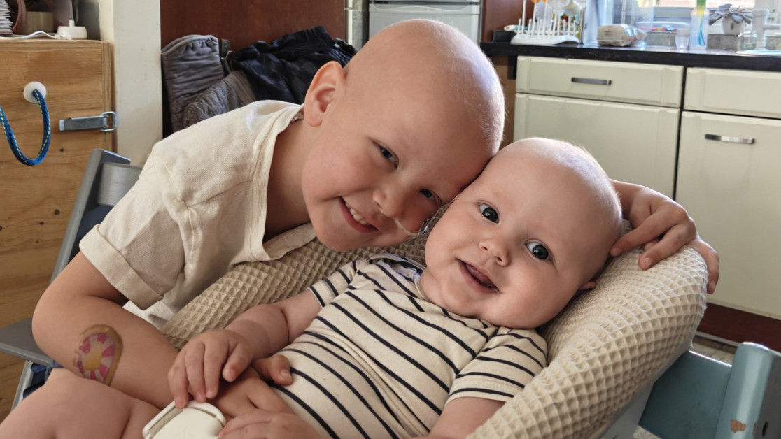 Max (4) heeft leukemie – en broertje Melle komt altijd mee naar het Máxima  - Prinses Máxima Centrum