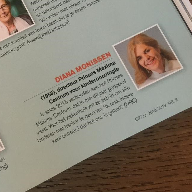 Diana Monissen in top 10 magazine OPZIJ