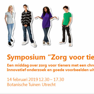 Symposium 'Zorg voor tieners: een vak apart' op 14 februari 2019