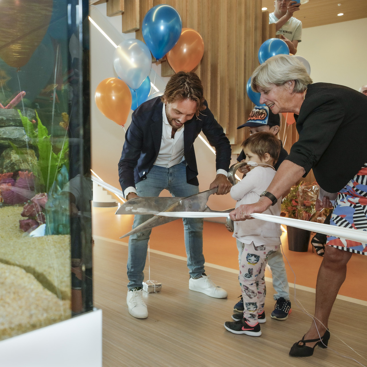 Official opening aquarium Princess Maxima Center