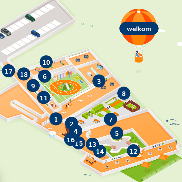 Nieuw: interactieve plattegrond van het Prinses Máxima Centrum